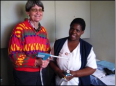Nurse Midwife Doreen Phiri with Dr. Sue Makin